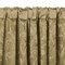 Threadmade Home Mia Jacquard Scroll Blackout Window Curtain, Gold - 52"W x 84"L